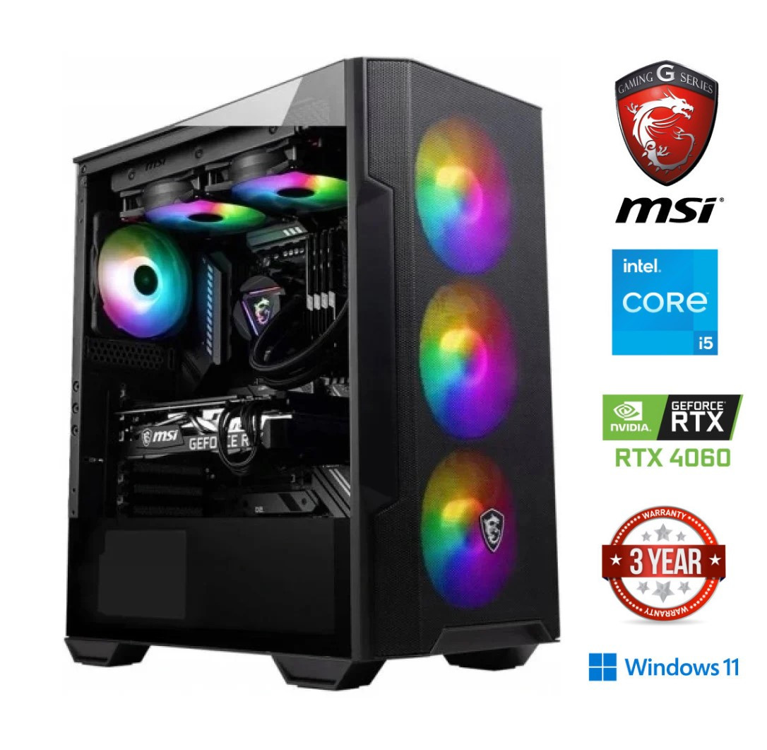 Core i5-12400F 32GB 512GB SSD 1TB HDD RTX 5060 Windows 11 | B2B