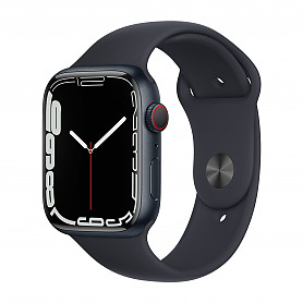 Watch Series 7 45mm GPS + Cellular Alu Case Black ReNew smart pulkstenis